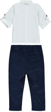 Boys Set White Shirt and Trousers