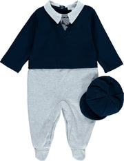 Baby Boys Babysuit and Hat Set