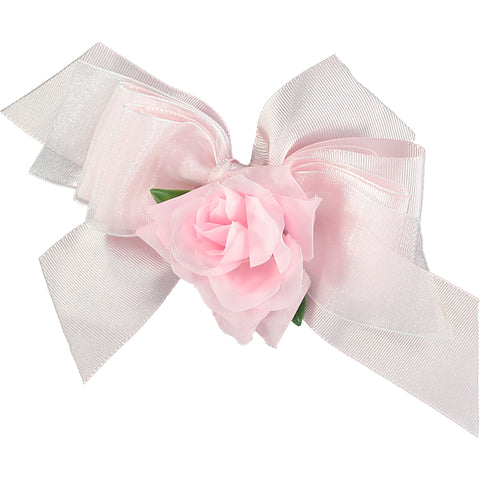 Baby Pink Hair Clip Bow Shape