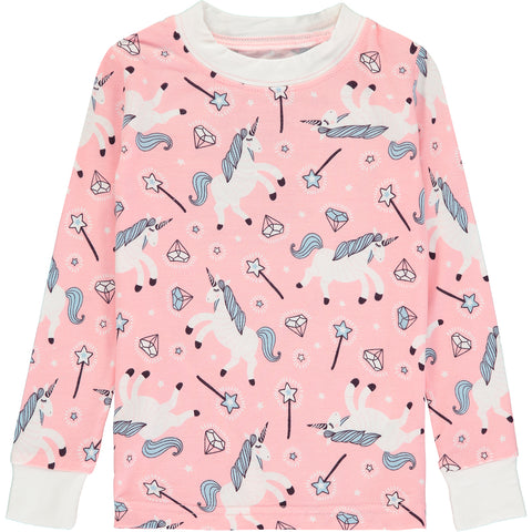 Girls Unicorn Pyjama Set