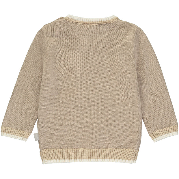 Baby Boys Brown Knitted Jumper