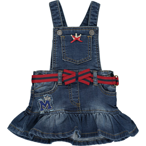 Baby Girl Denim Pinafore Dress