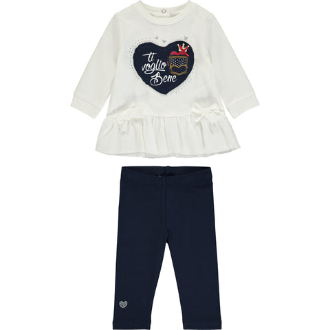 Baby Girl Top and Leggings Outfit Set