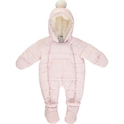 Baby Girl Pink Padded Snowsuit