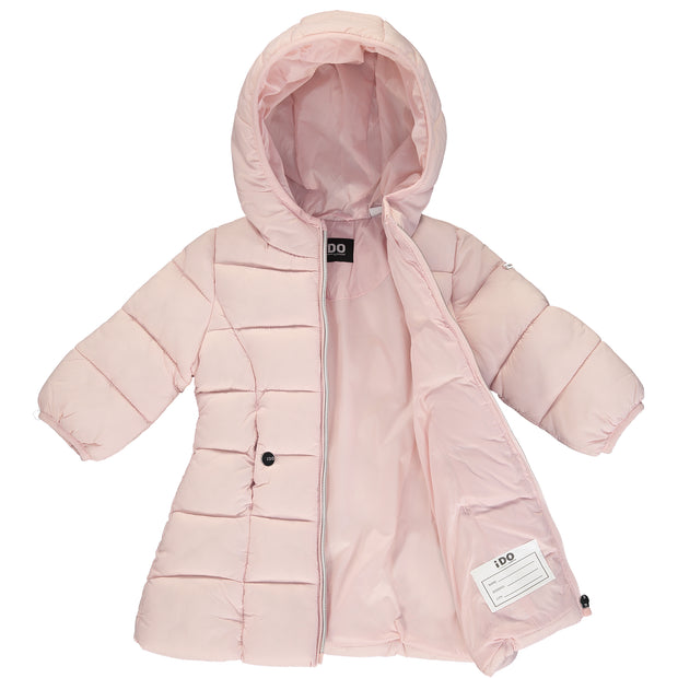 Girls Pink Padded Coat