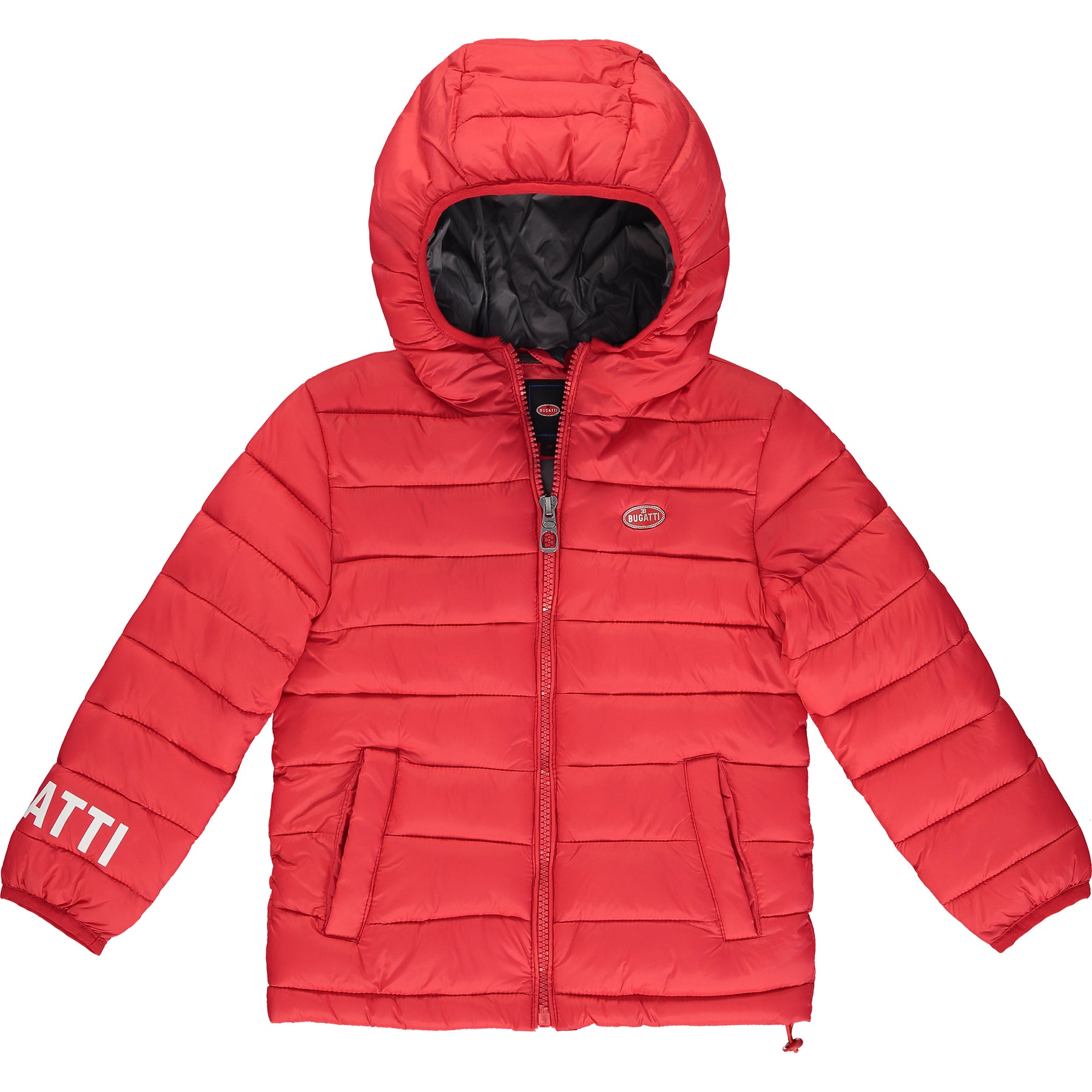 Boys red padded discount coat