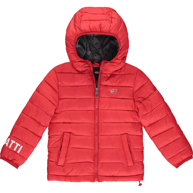 Boys Red Padded Puffer Jacket