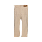 Boys Light Brown Cotton Trousers