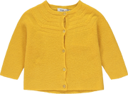 Baby Girl Yellow Knitted Wool Cardigan