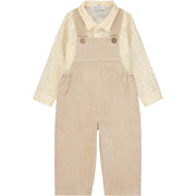 Baby Boy Shirt and Dungarees Outfit Set
