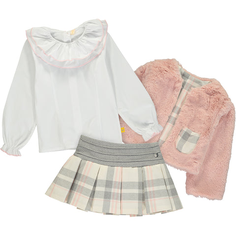 Jacket, Skirt and Blouse Outfit Set