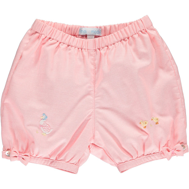 Baby Girls Jemima Puddle Duck Pink Shorts
