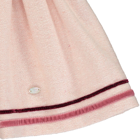 Girl Pink Wool Skirt