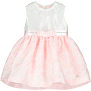 Girl Pink and White Party Dress