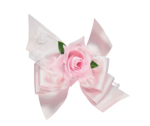 Baby Pink Hair Clip Bow Shape