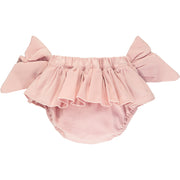Baby Girl Bodysuit and Pink Cotton Bloomers Set